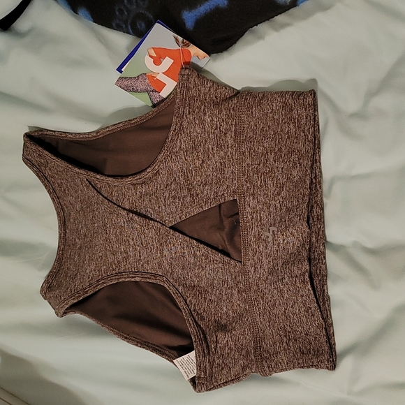 JoyLab. NWT.  Sports bra  XS. Mocha - Picture 3 of 3